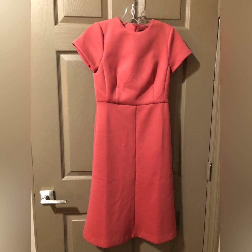 The Petite MIDI Flare Dress in Double Knit